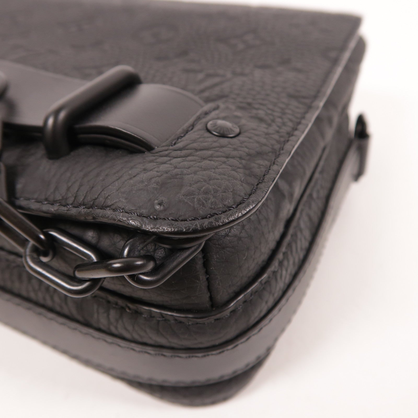 LOUIS VUITTON 【激減優惠】Monogram Taurillon Steamer Messenger肩背袋