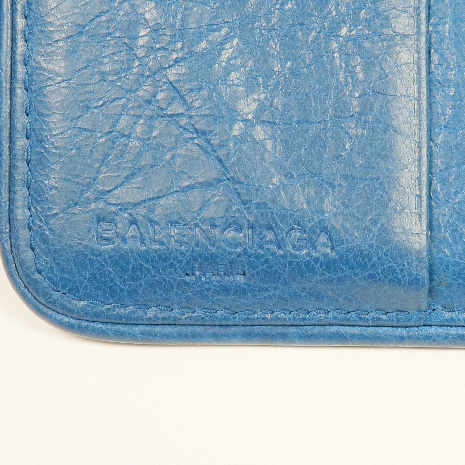 BALENCIAGA 皮革Blanket Billfold Wallet金扣錢包