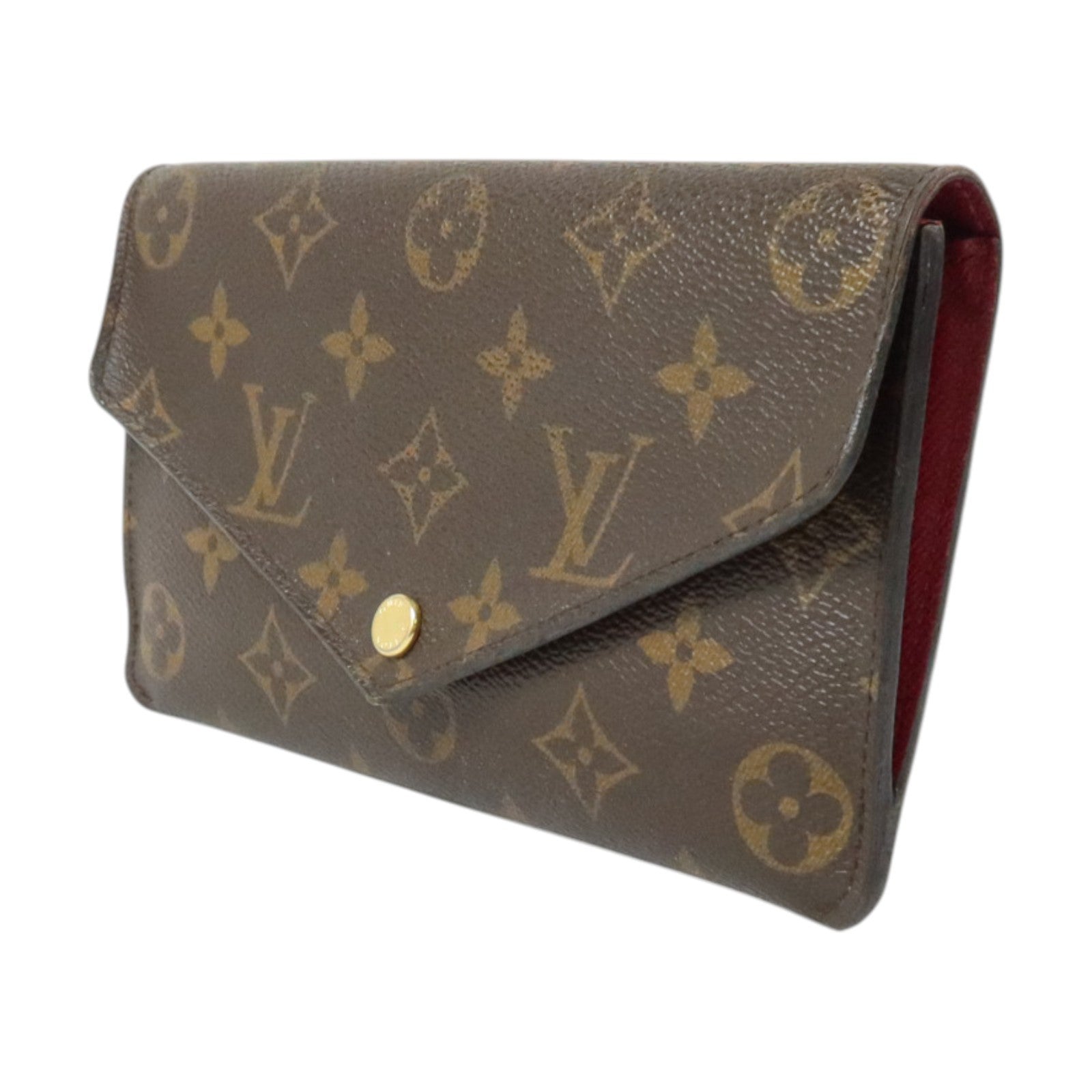 LOUIS VUITTON Monogram Jeanne Wallet金扣長錢包