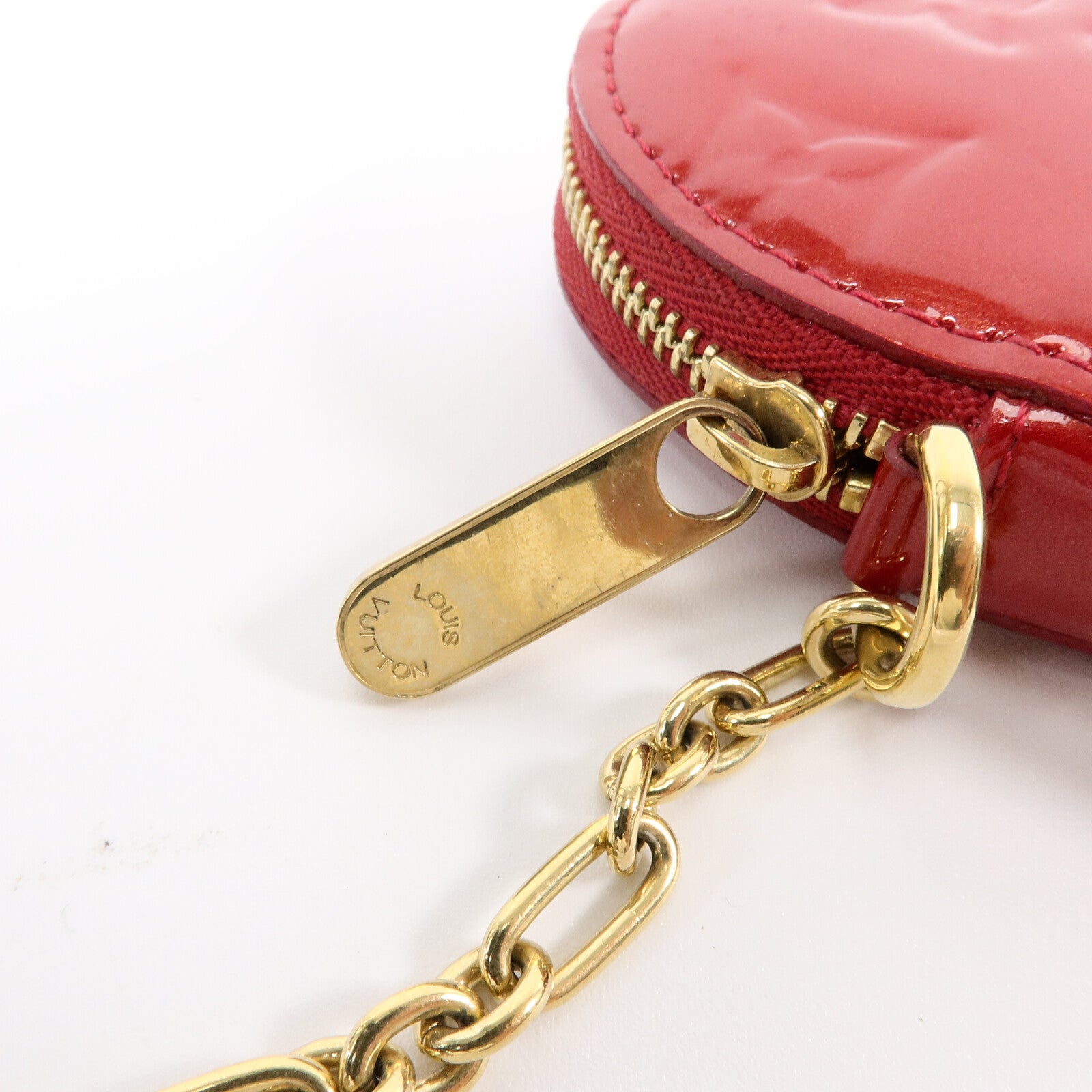 LOUIS VUITTON Monogram Vernis Coeur Coin Purse零錢包