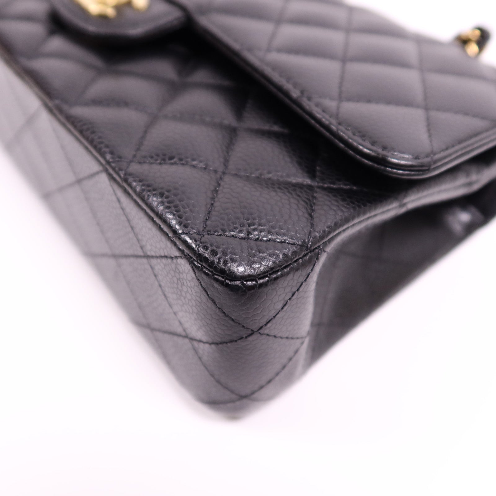 CHANEL 牛皮皮革Classic 25金扣鏈帶肩背袋