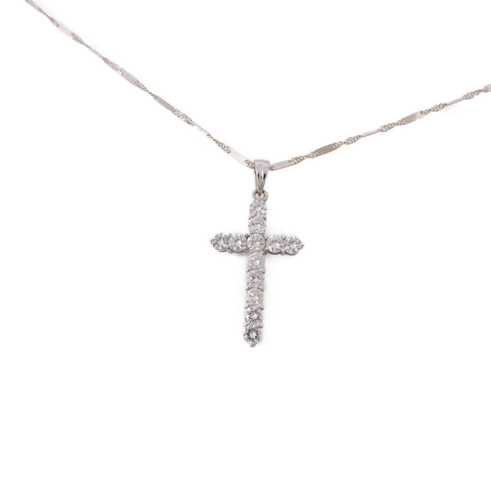 JEWELRY 18K白金Diamond Necklace鑽石項鍊