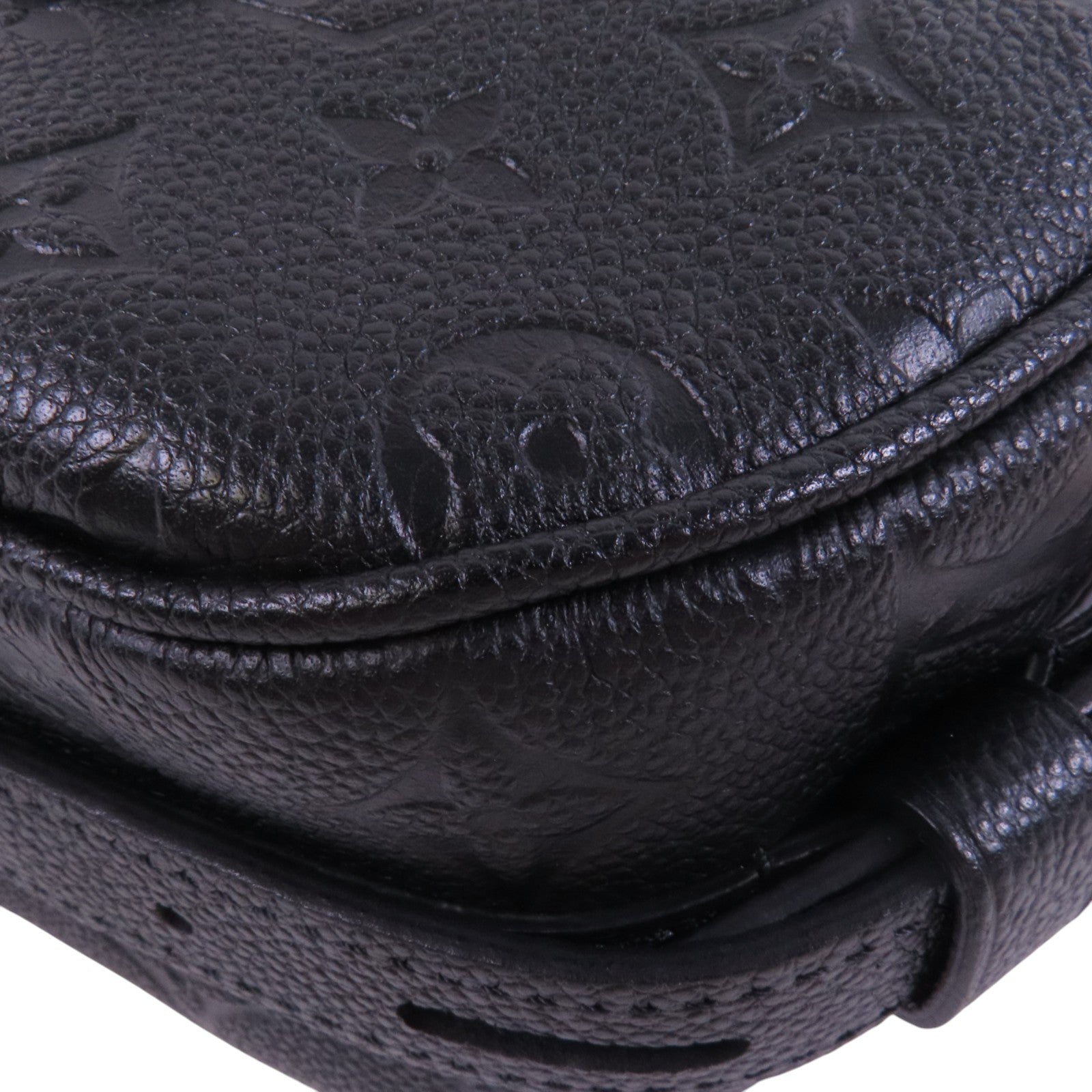 LOUIS VUITTON Monogram Empreinte Boite Chapeau Souple MM金扣肩背袋