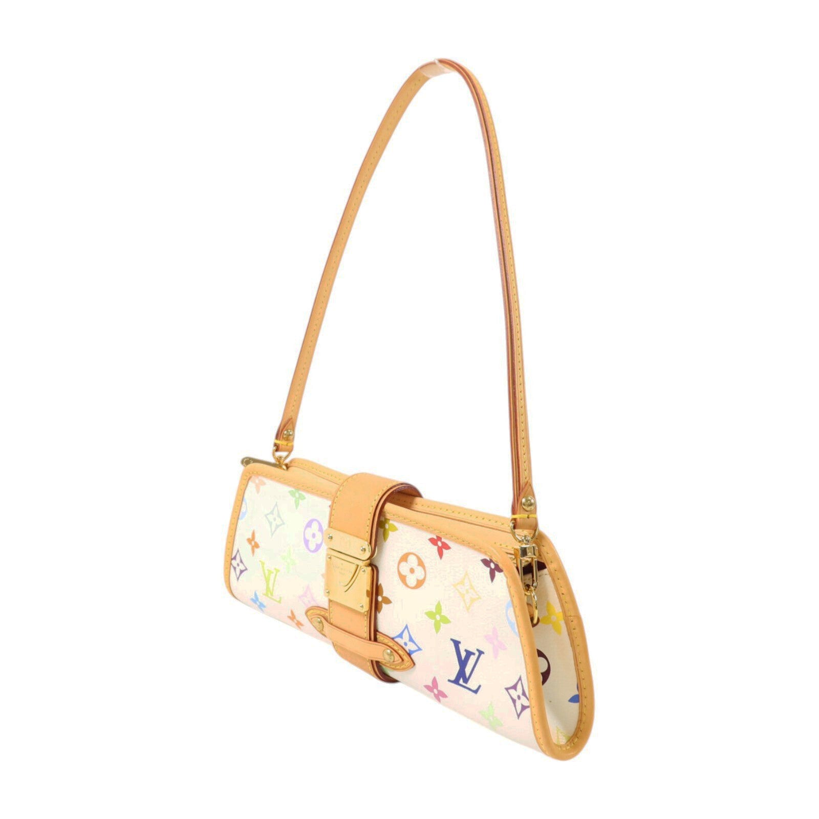 LOUIS VUITTON Monogram Multicolore Shirley金扣肩背袋
