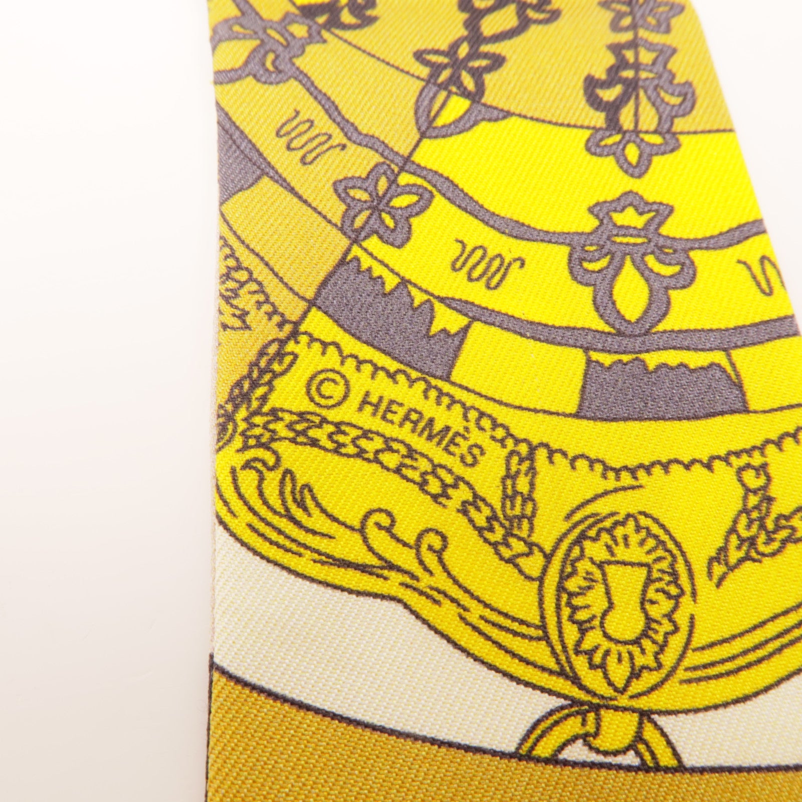 HERMES 絲質Twilly絲巾
