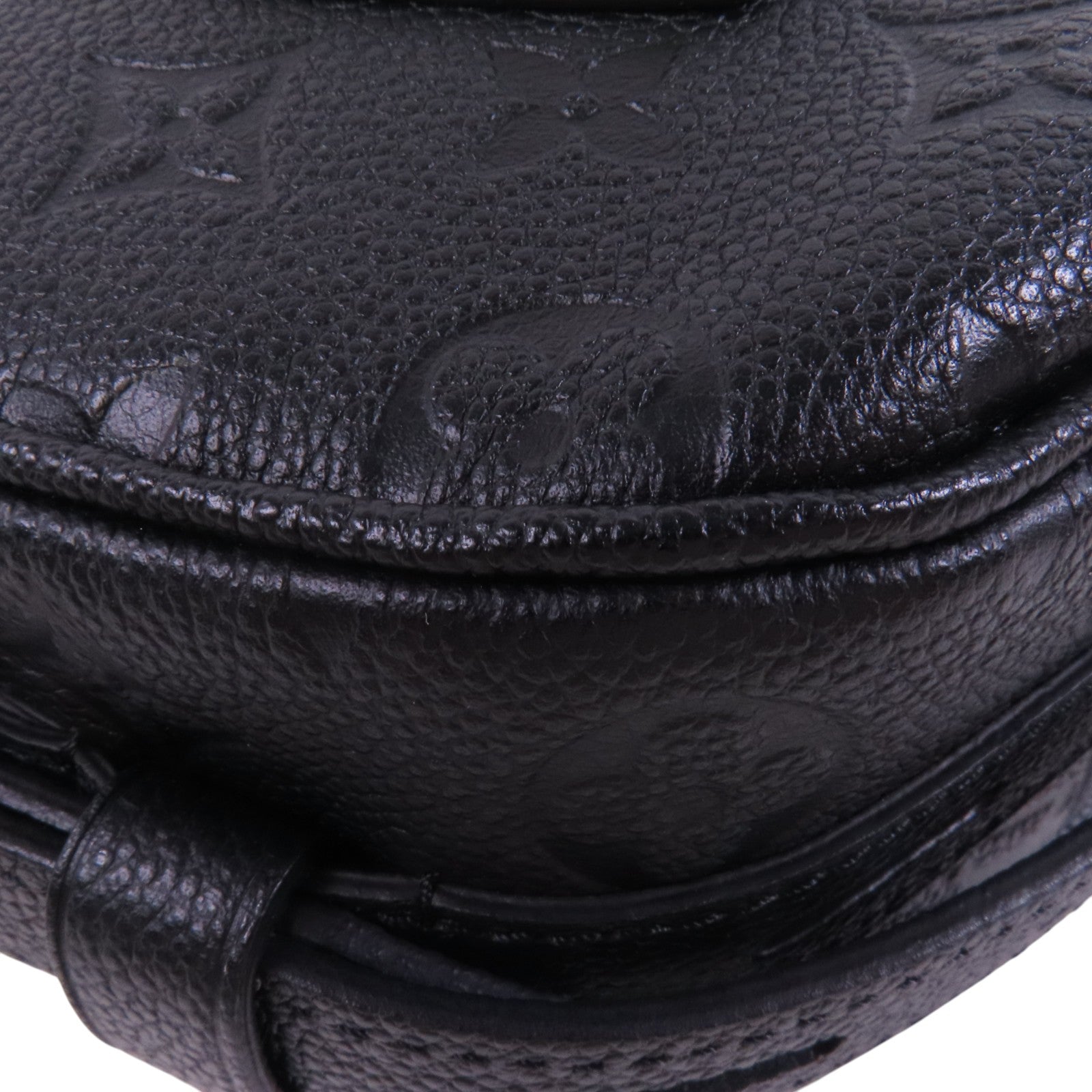 LOUIS VUITTON Monogram Empreinte Boite Chapeau Souple MM金扣肩背袋