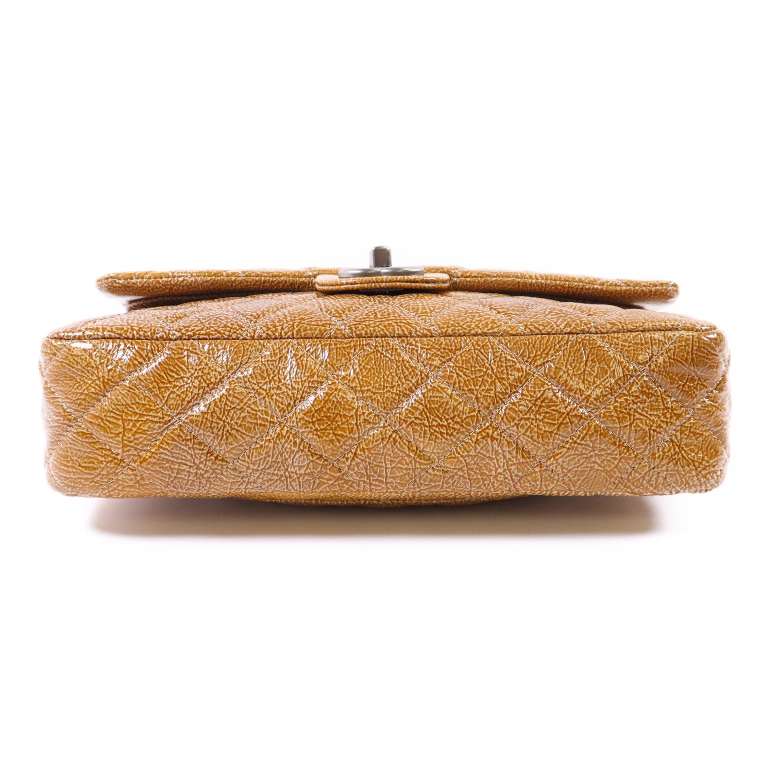 CHANEL 牛皮皮革Shoulder Bag銀扣鏈帶肩背袋