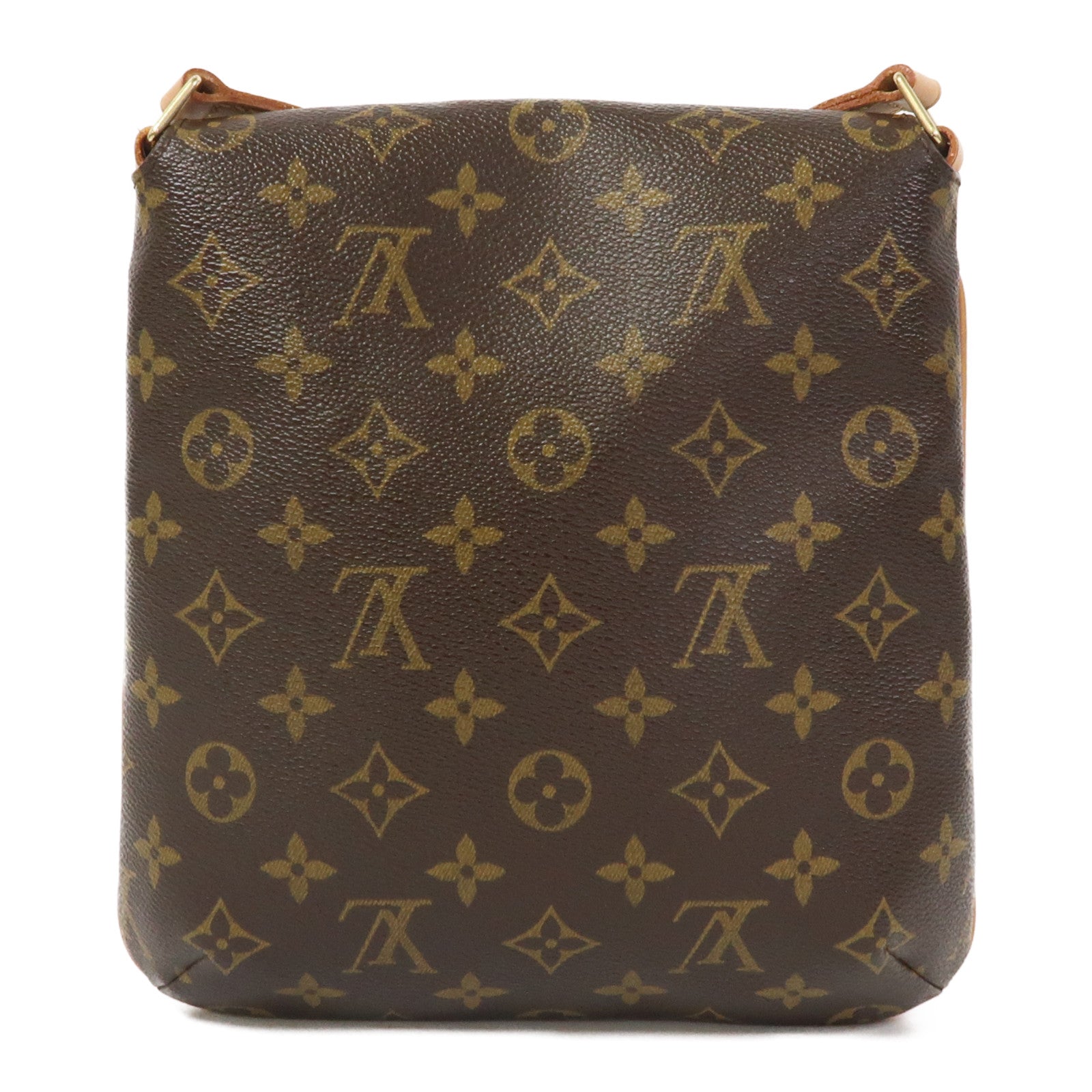LOUIS VUITTON Monogram Musette Salsa金扣肩背袋啡色