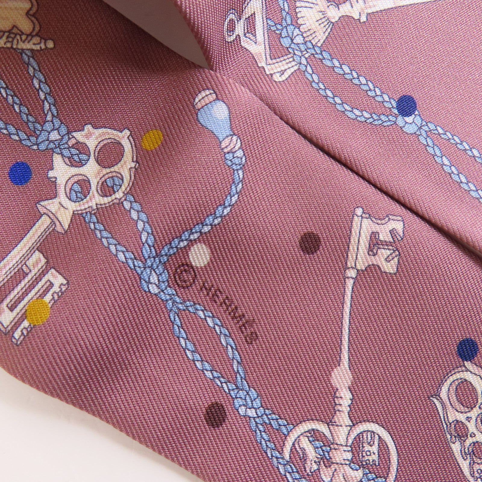 HERMES 【激減優惠】絲質Twilly絲巾