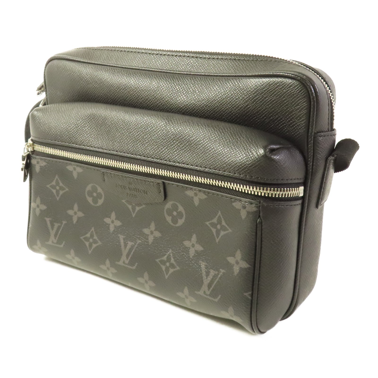 LOUIS VUITTON LV Outdoor Messenger Shoulder Bag M30233 Monogram Eclipse Black
