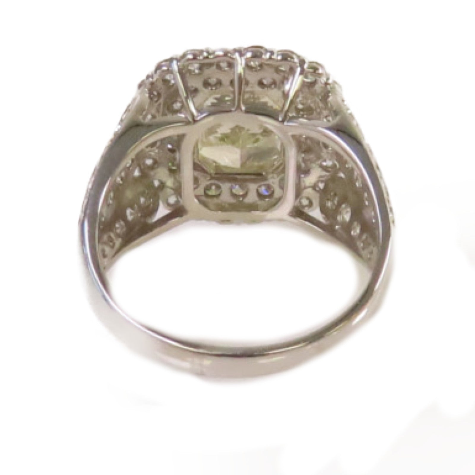 JEWELRY 【激減優惠】PT950鉑金/2.098ct/1.53ct鑽石Diamond Ring戒指US#6