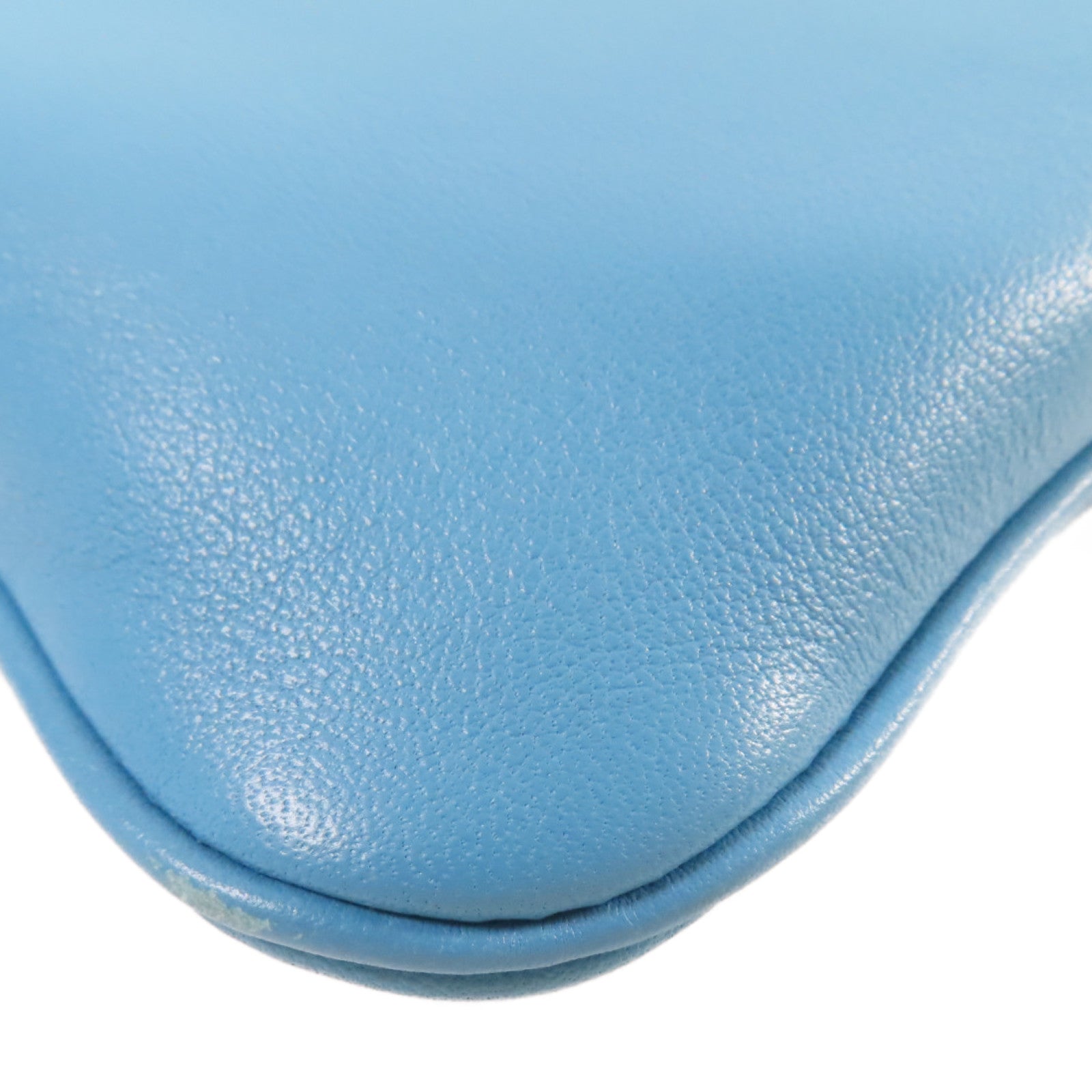 HERMES 【激減優惠】Swift皮革Aline Shoulder Bag銀扣肩背袋Bleu Du Nord北方藍色