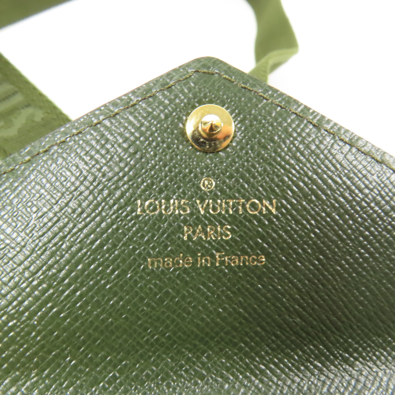 LOUIS VUITTON LV GHW Felicie Strap & Go Shoulder Bag M80091 Monogram Brown/Green