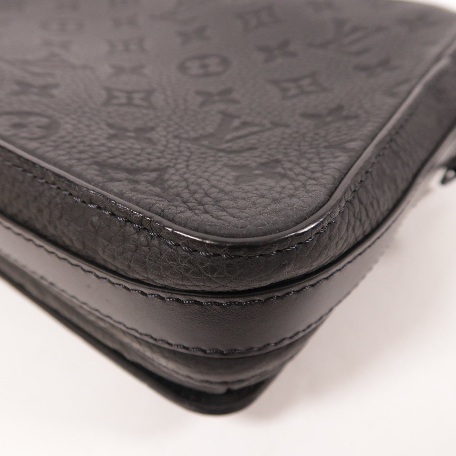 LOUIS VUITTON 【激減優惠】Monogram Taurillon Steamer Messenger肩背袋