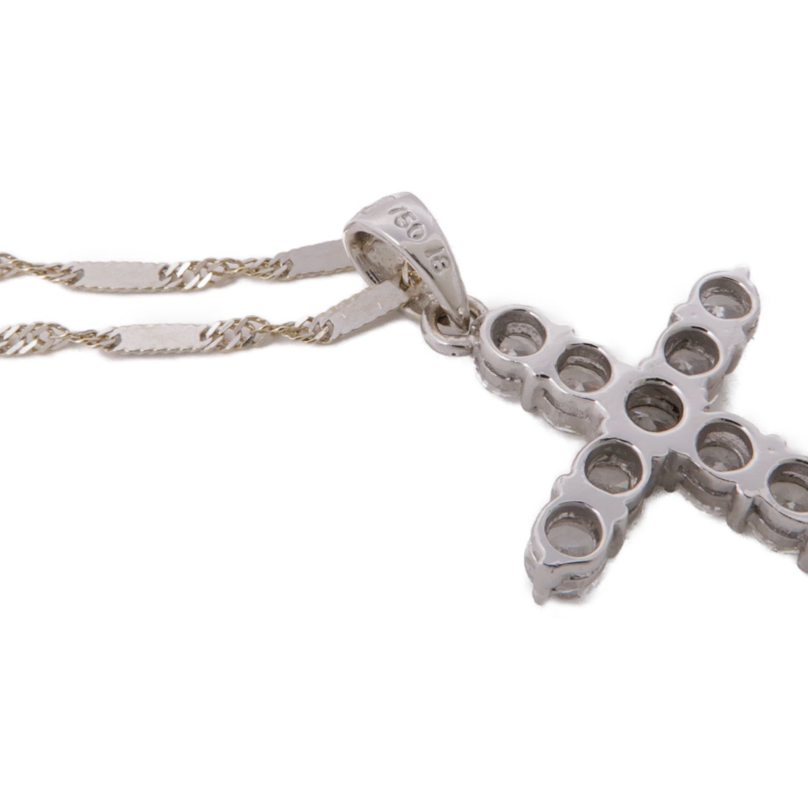 JEWELRY 18K白金Diamond Necklace鑽石項鍊