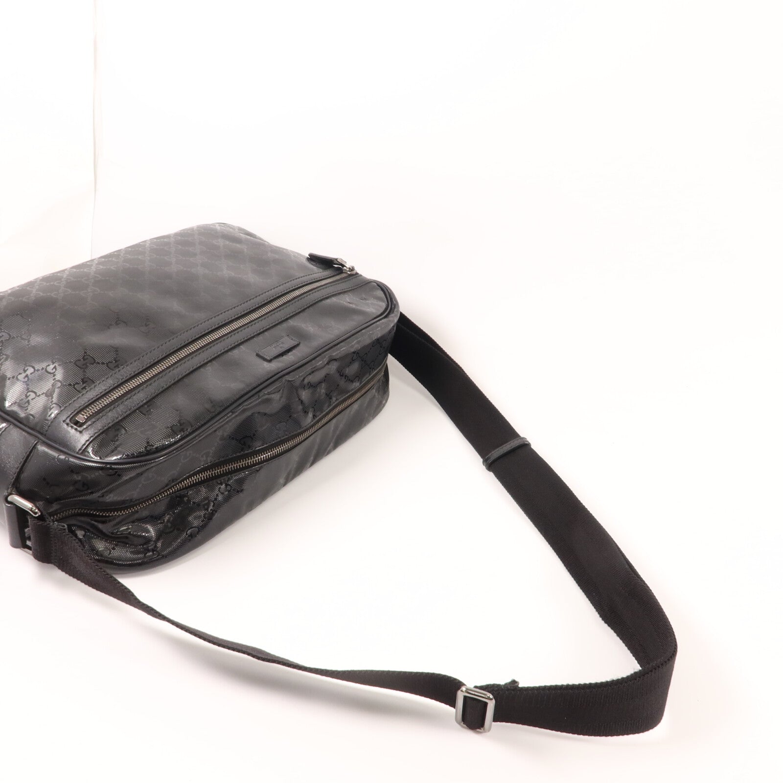 GUCCI 塗層帆布Shoulder Bag肩背袋
