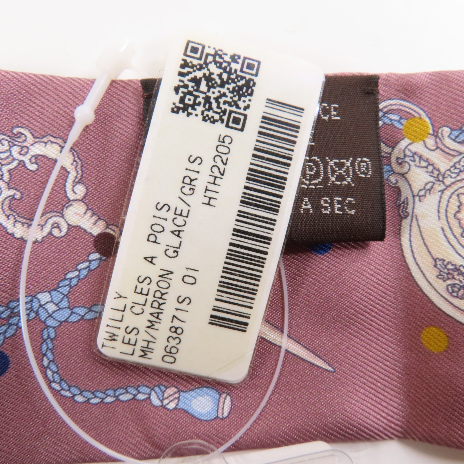 HERMES 絲質Twilly絲巾