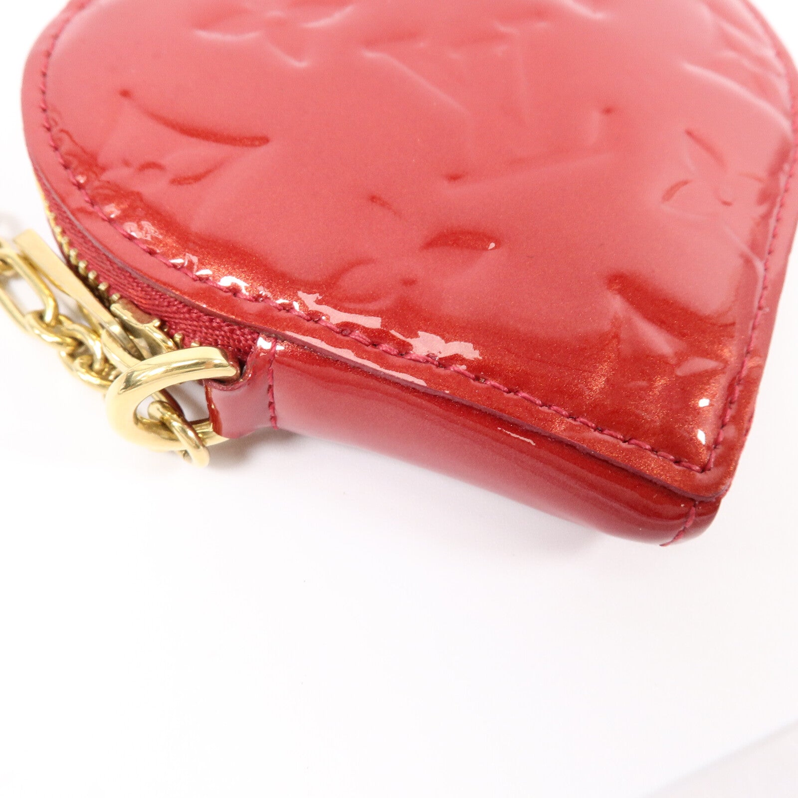 LOUIS VUITTON Monogram Vernis Coeur Coin Purse零錢包