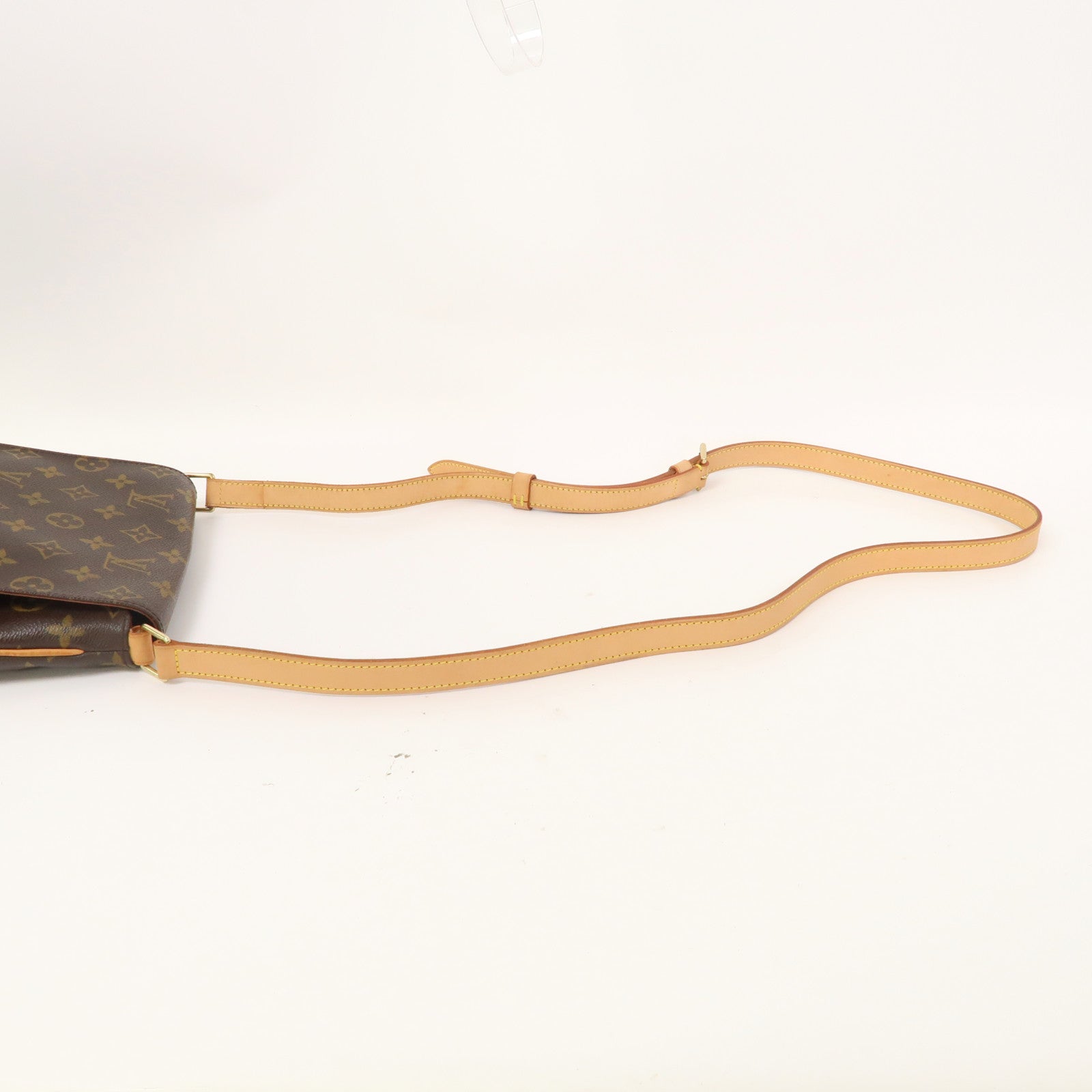 LOUIS VUITTON Monogram Musette Salsa金扣肩背袋啡色