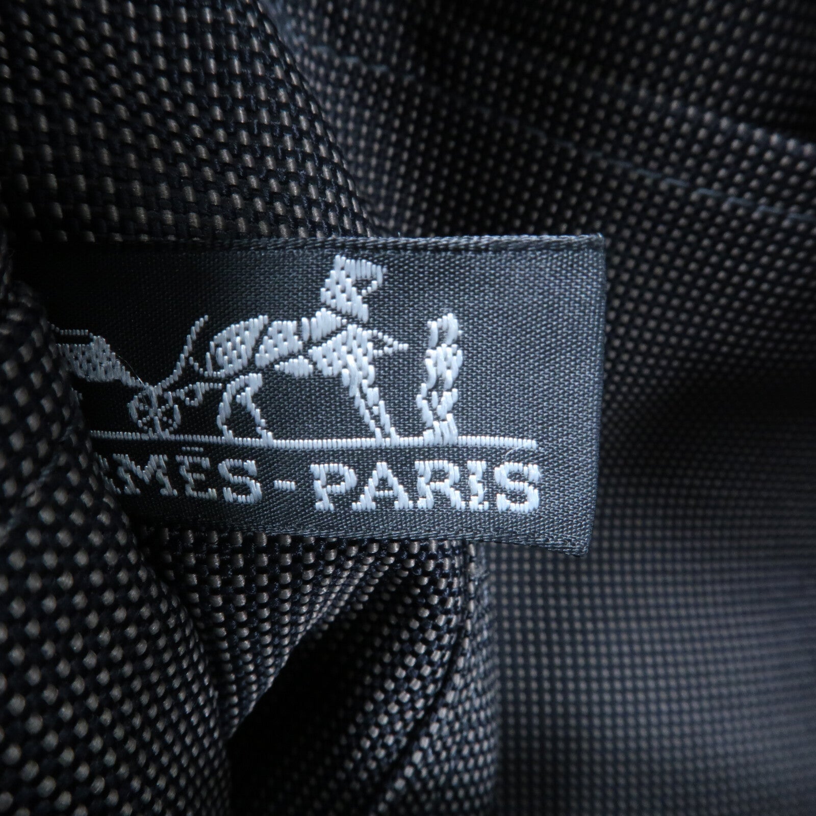 HERMES 帆布Fourre Tout Tote MM銀扣手挽袋