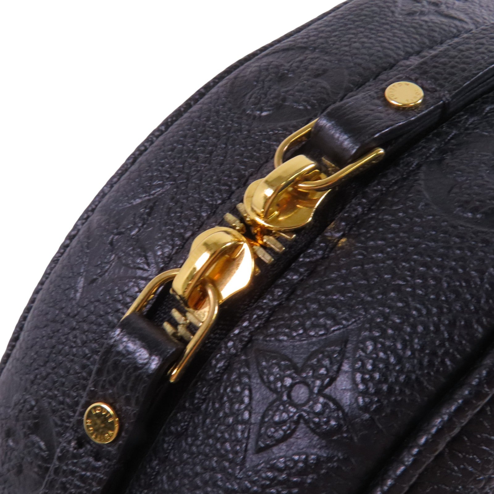 LOUIS VUITTON Monogram Empreinte Boite Chapeau Souple MM金扣肩背袋