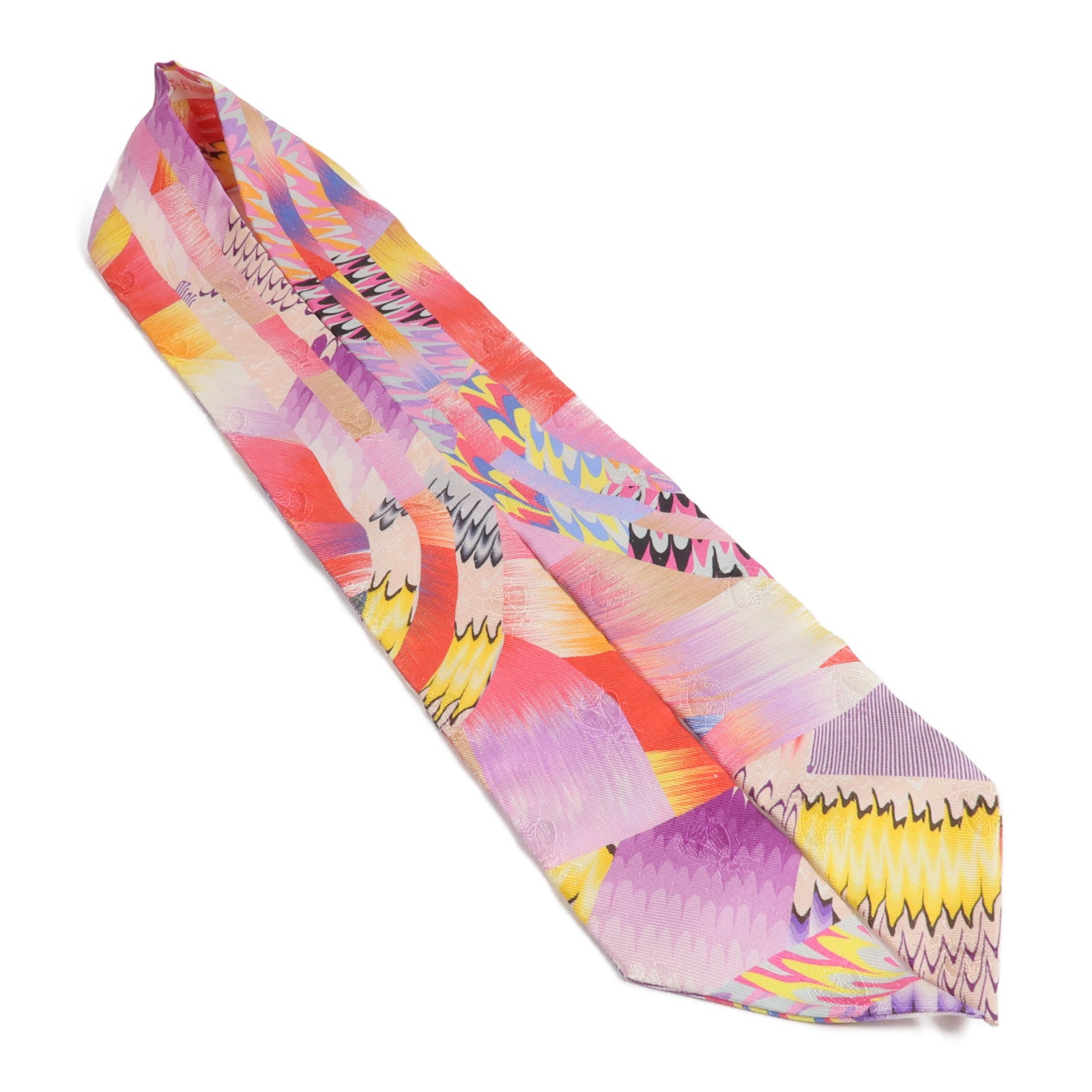 HERMES 絲質Marbie Silk Twilly絲巾