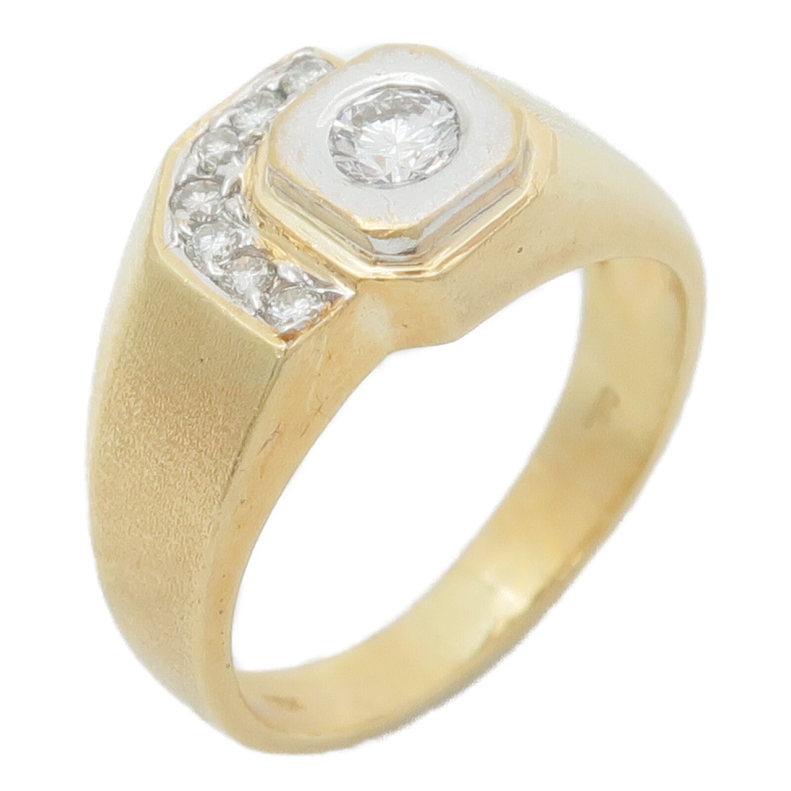 JEWELRY 18K黃金/白金Diamond Ring鑽石戒指US#5.5