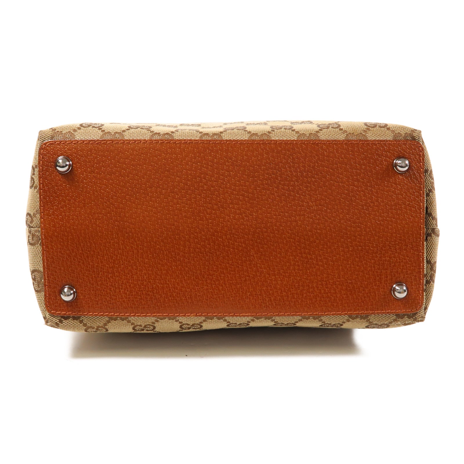 GUCCI 帆布Shoulder Bag銀扣肩背袋