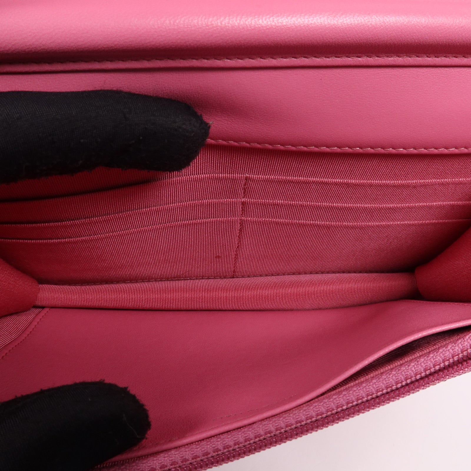 CHANEL 羊皮皮革WOC Wallet On Chain銀扣鏈帶肩背袋
