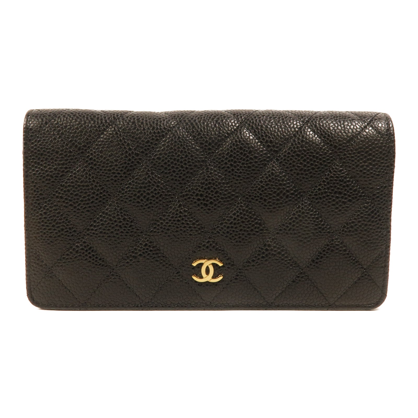 CHANEL 牛皮皮革Classic Long Flap Wallet長錢包