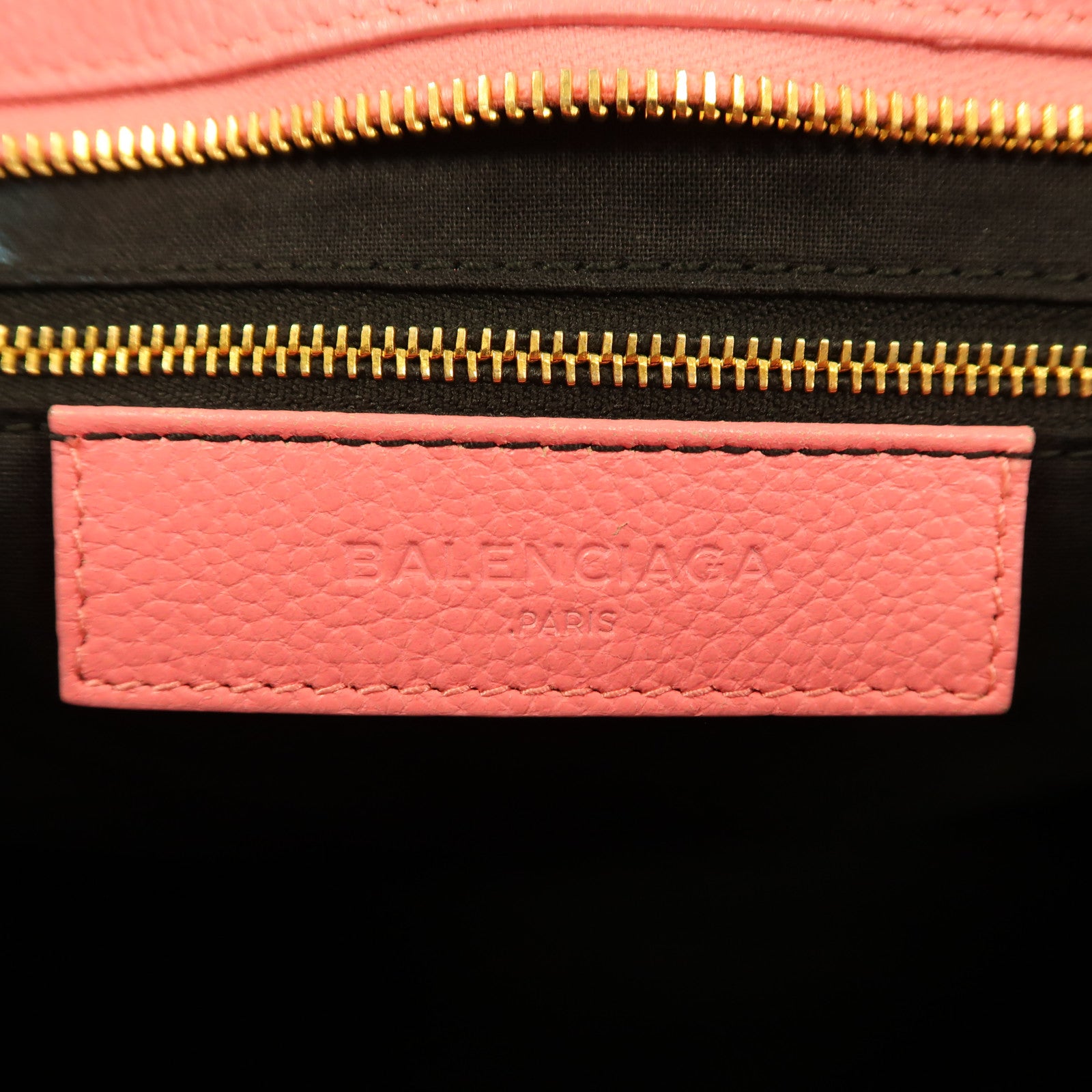 BALENCIAGA 牛皮皮革Le City Bag金扣手挽肩背兩用袋粉紅色