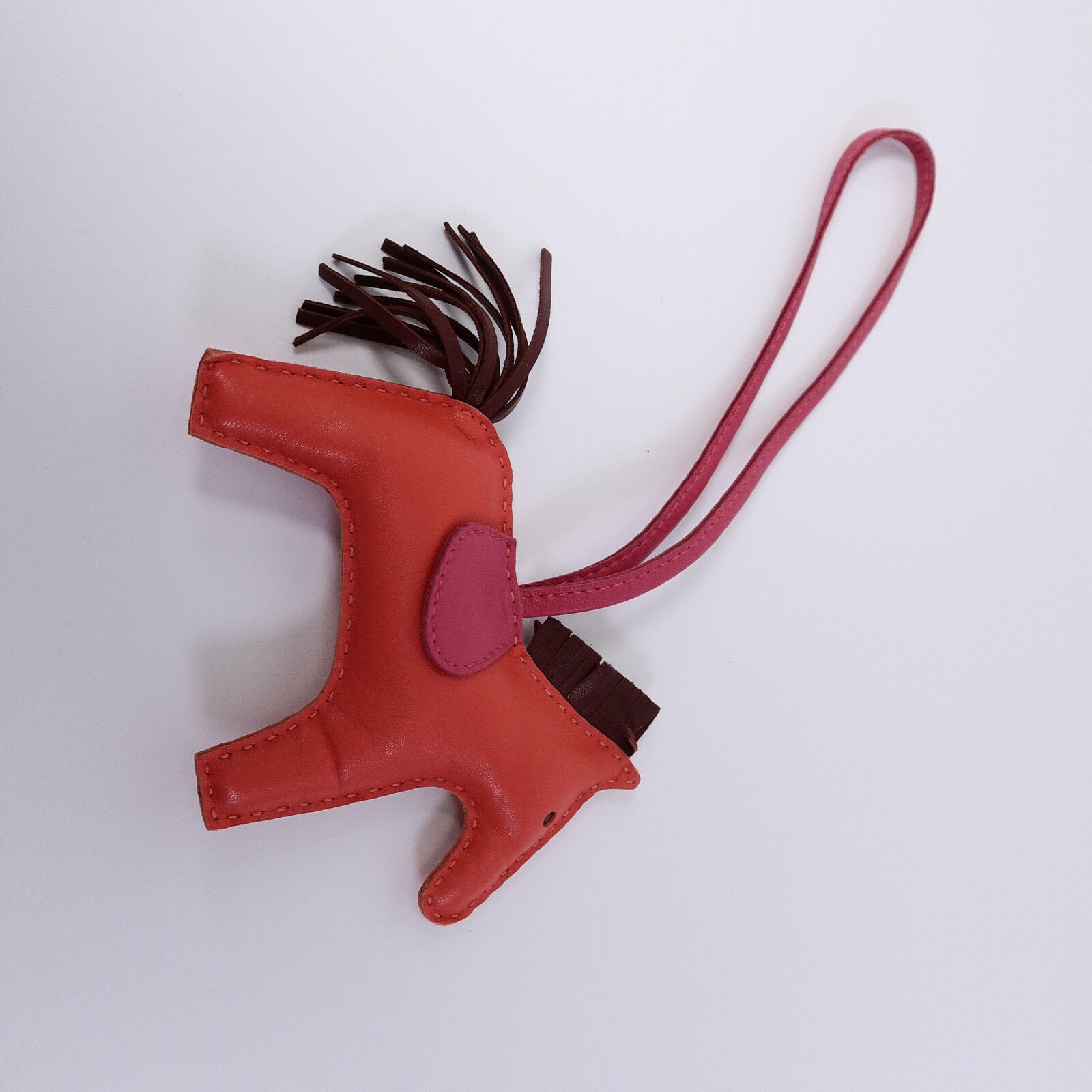 HERMES Milo皮革Rodeo MM掛飾