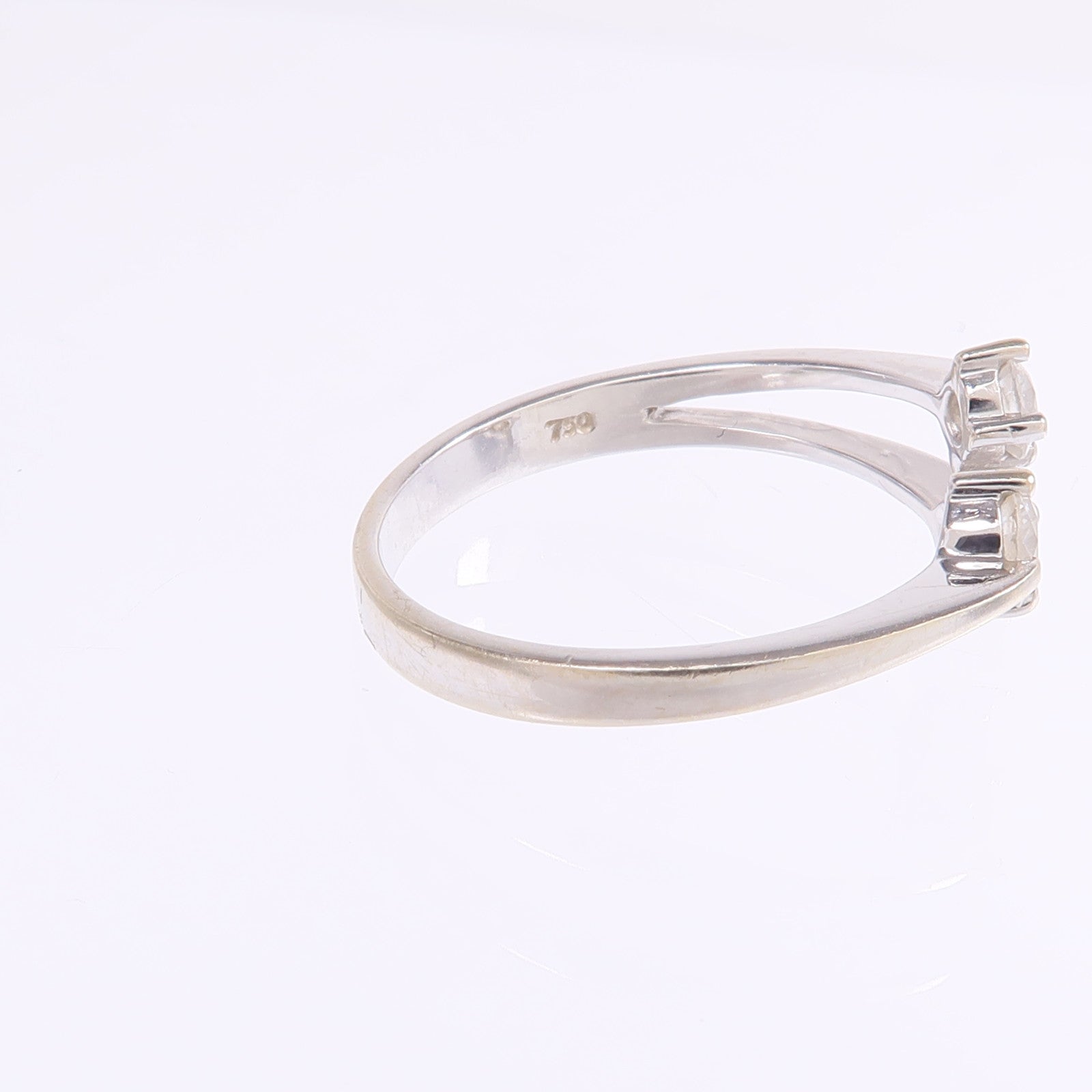 JEWELRY 【激減優惠】18K白金Diamond Ring鑽石戒指US#6.5