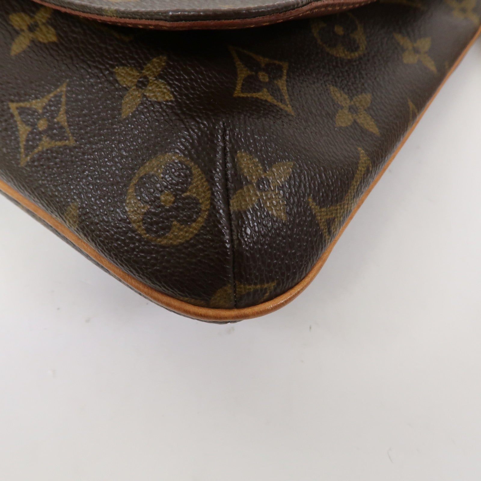 LOUIS VUITTON Monogram Musette Salsa金扣肩背袋啡色