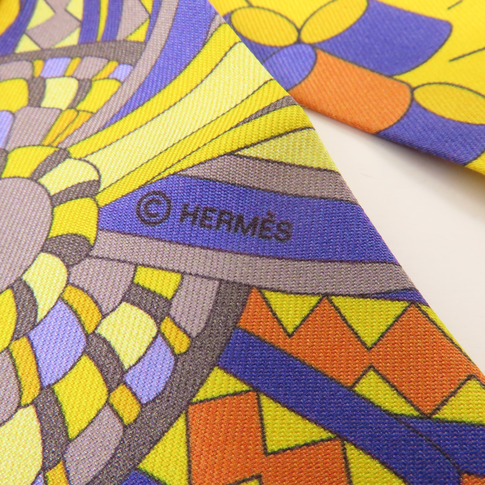 HERMES 絲質Twilly絲巾