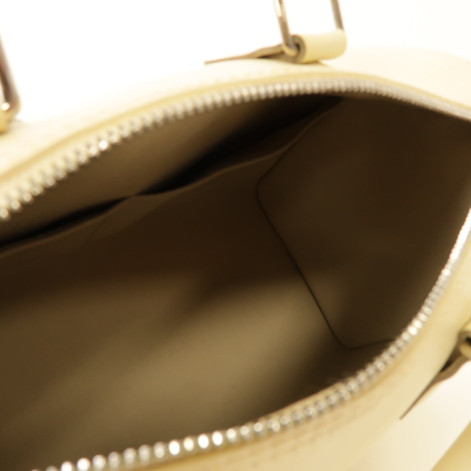LOUIS VUITTON 【激減優惠】Epi Speedy 30銀扣手挽袋白色