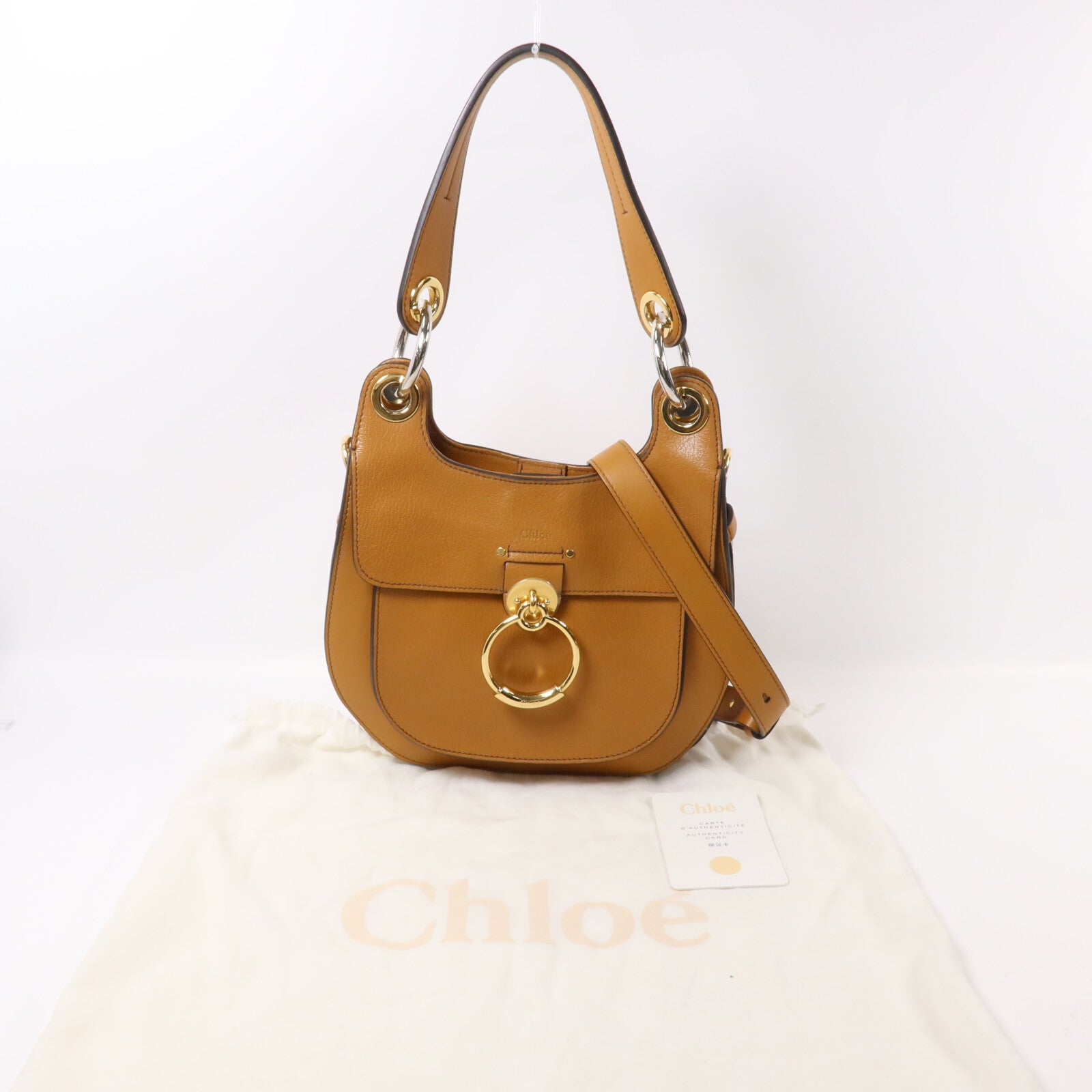 Chloe 牛皮皮革Tess Hobo手挽肩背兩用袋