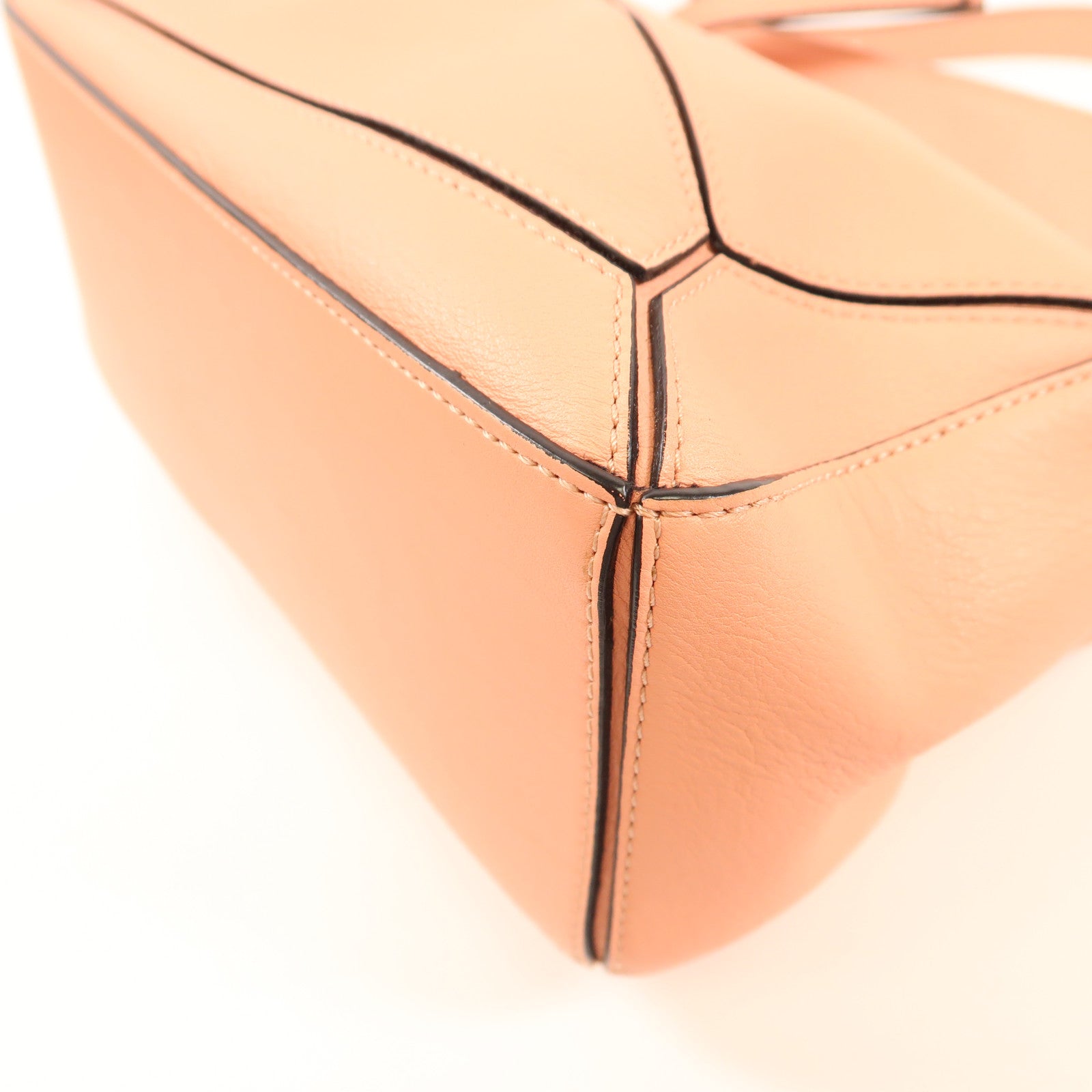 LOEWE 牛皮皮革Puzzle Small金扣手挽肩背兩用袋