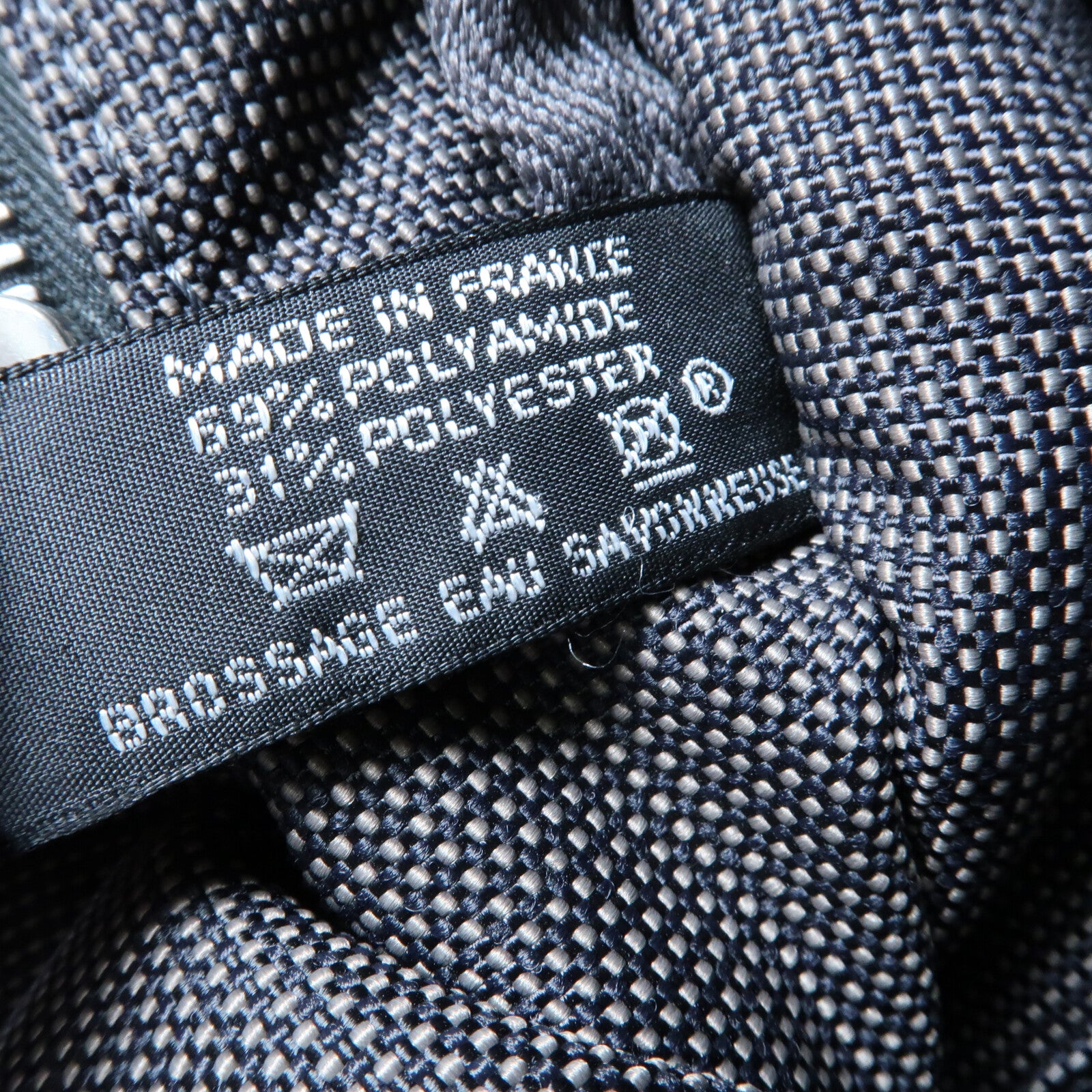 HERMES 帆布Fourre Tout Tote MM銀扣手挽袋