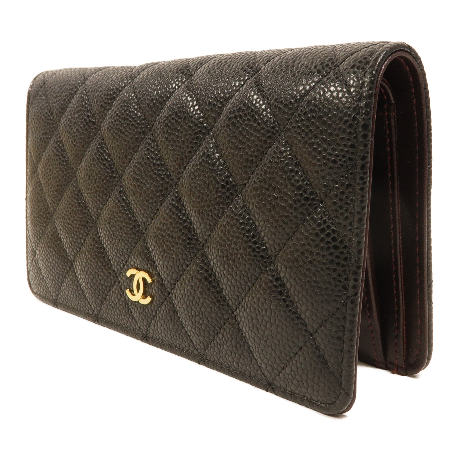 CHANEL 牛皮皮革Classic Long Flap Wallet長錢包