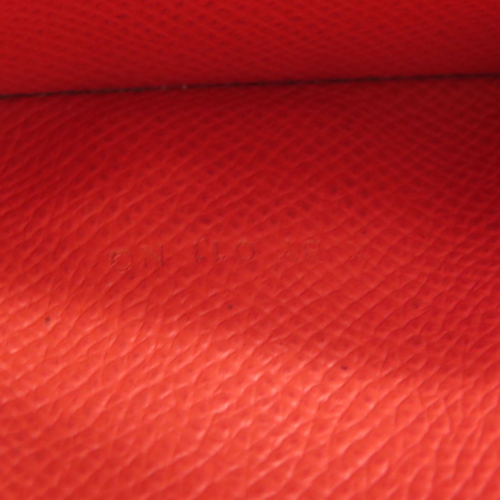 HERMES 【清倉大減價】Veau Epsom皮革Bearn Wallet金扣長錢包橙色
