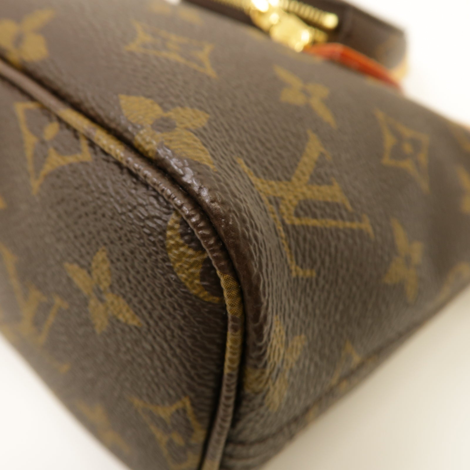 LOUIS VUITTON Monogram Neverfull BB 2 Way Shoulder Bag金扣手挽肩背兩用袋啡色