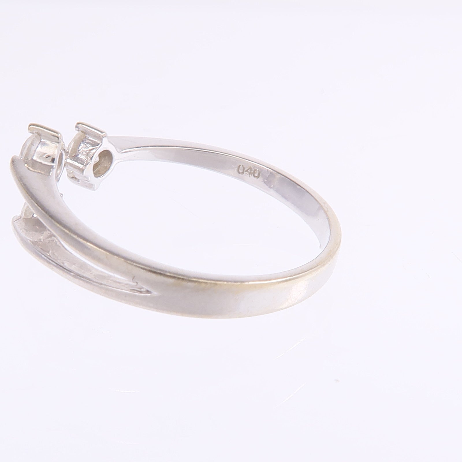 JEWELRY 【激減優惠】18K白金Diamond Ring鑽石戒指US#6.5