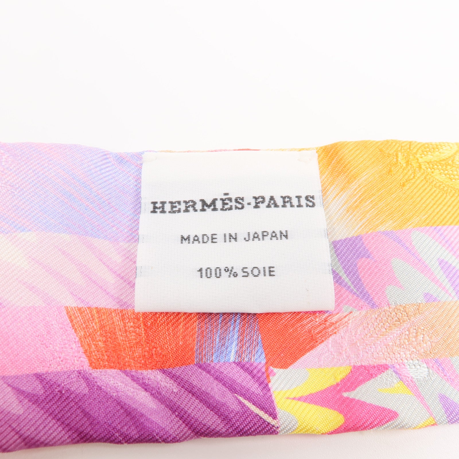 HERMES 絲質Marbie Silk Twilly絲巾