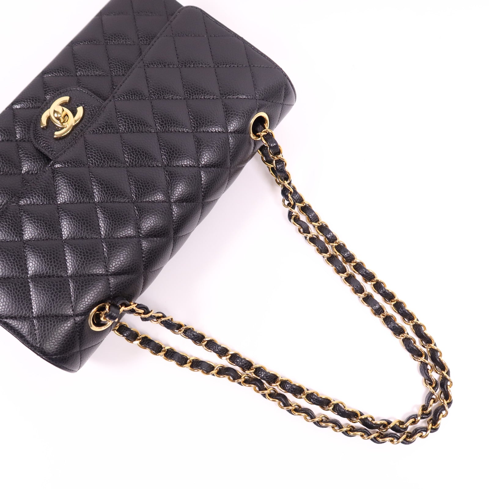 CHANEL 牛皮皮革Classic 25金扣鏈帶肩背袋