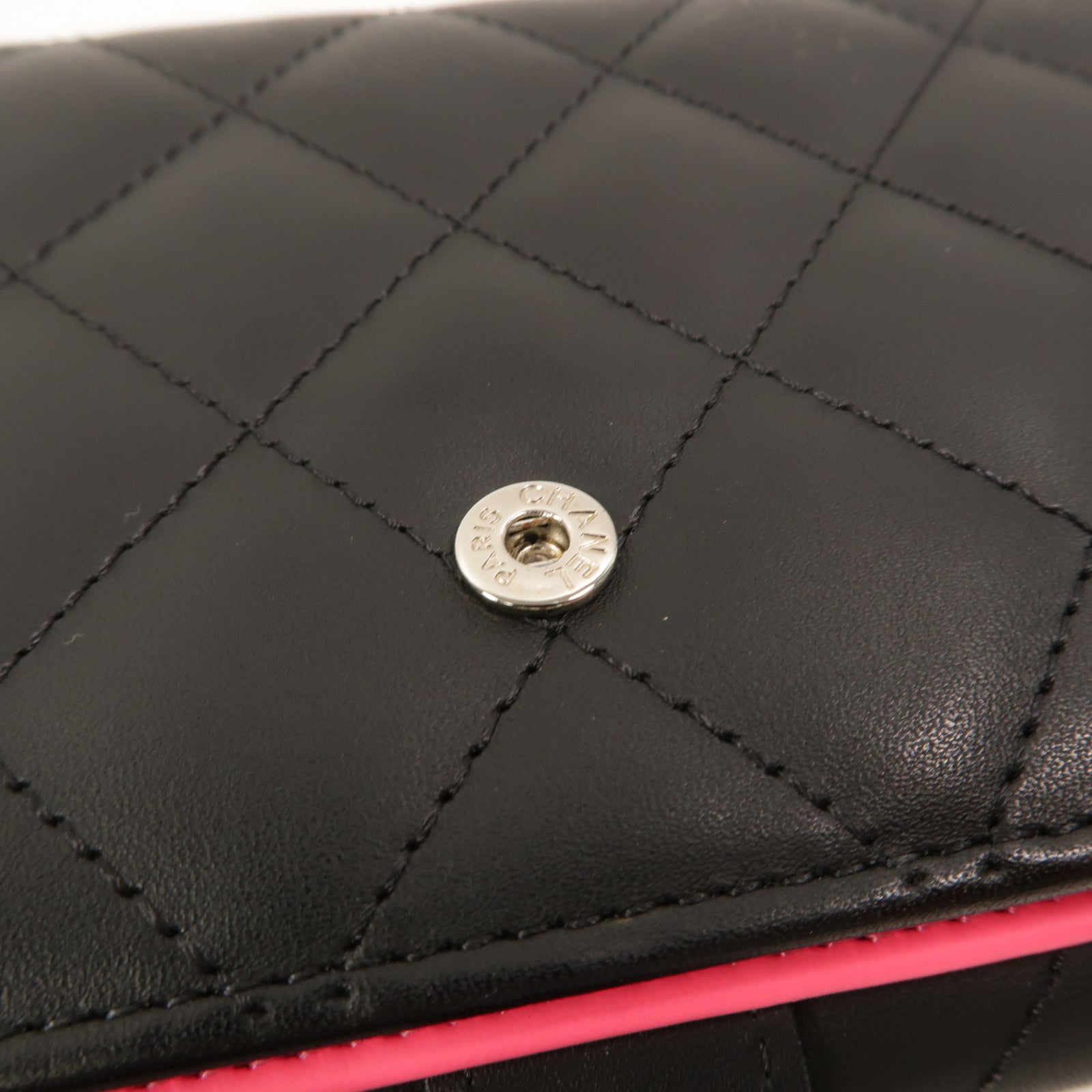 CHANEL 牛皮皮革Cambon Long Wallet長錢包