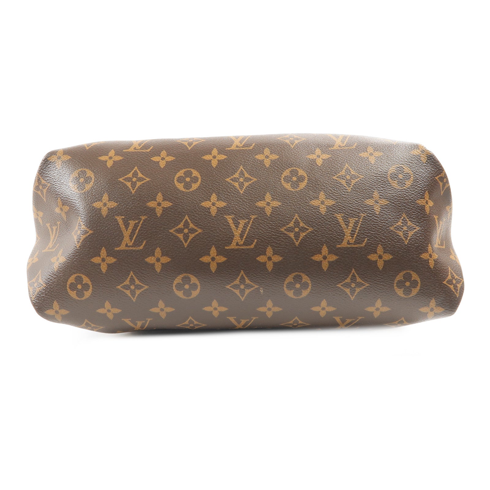 LOUIS VUITTON LV GHW Flower Zip Tote 2 Way Bag M44351 Monogram Brown/Black