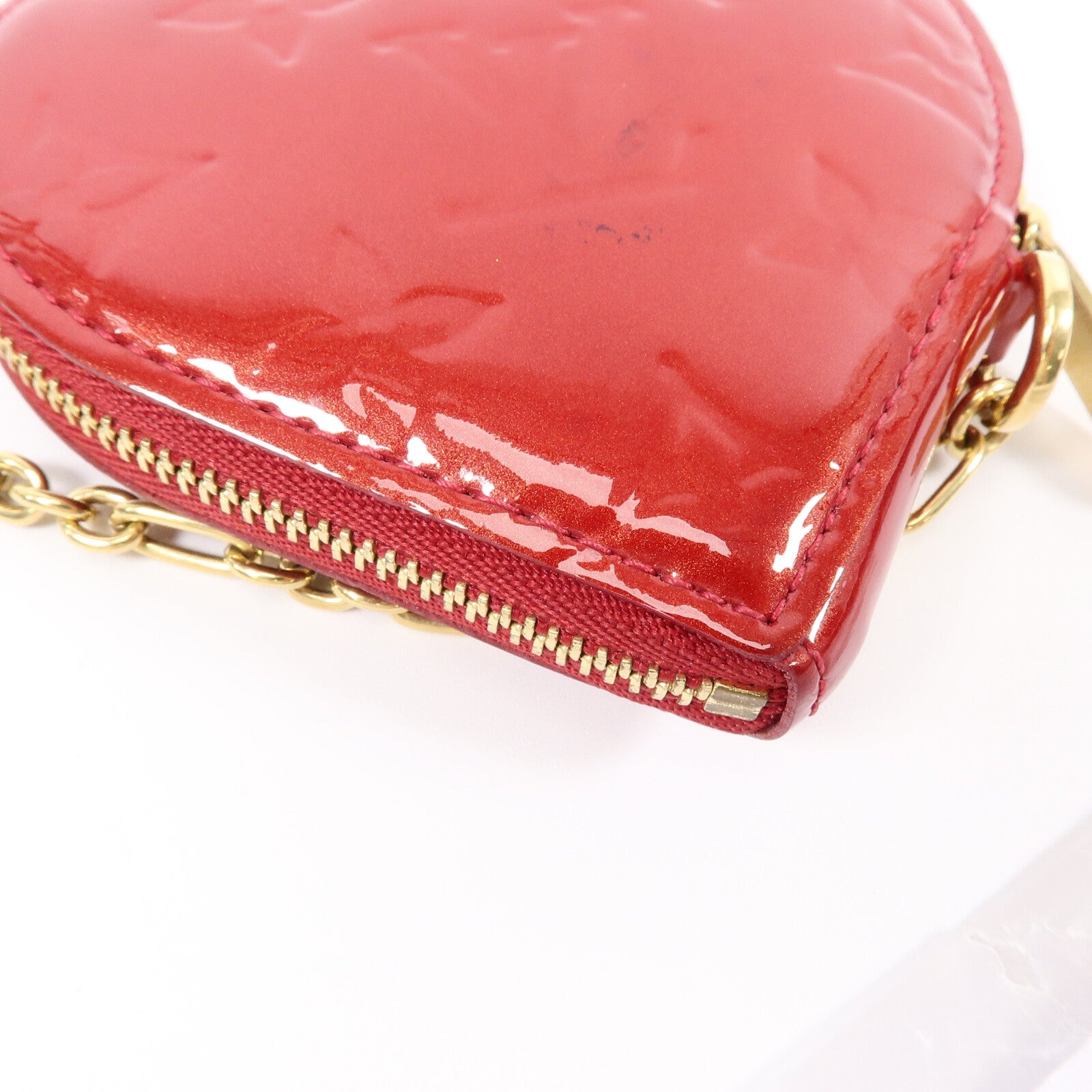 LOUIS VUITTON Monogram Vernis Coeur Coin Purse零錢包