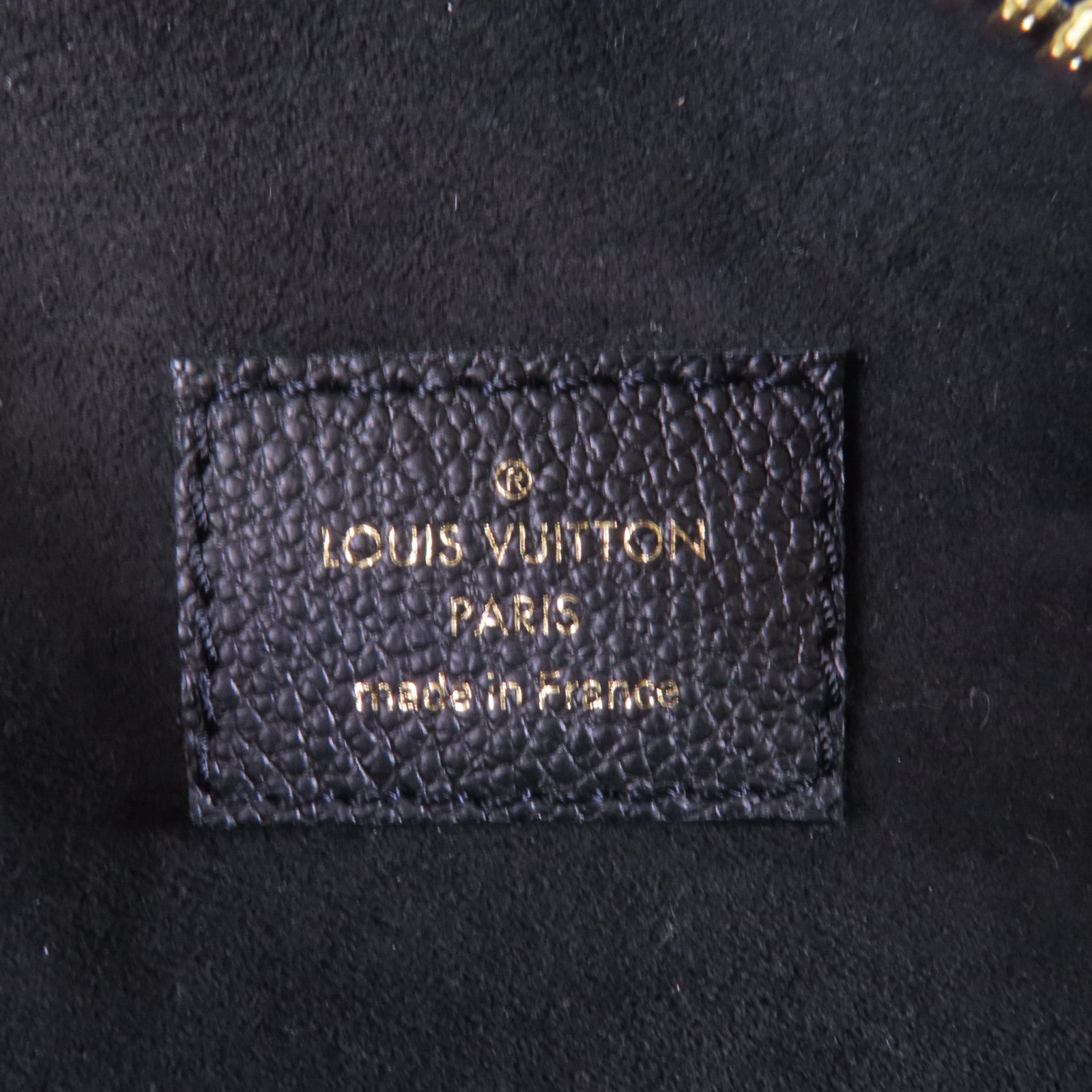 LOUIS VUITTON Monogram Empreinte Boite Chapeau Souple MM金扣肩背袋