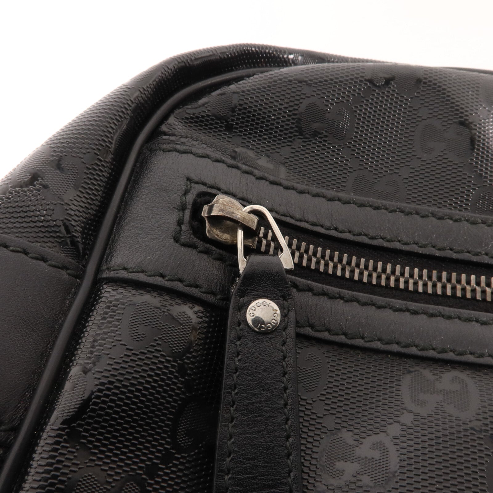 GUCCI 塗層帆布Shoulder Bag肩背袋